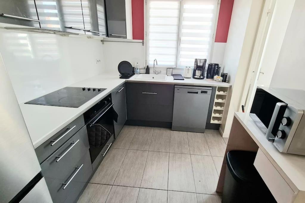 Apartament Appart Cosy & Spacieux-Metro7 Louis-Aragon+Parking Vitry-sur-Seine Zewnętrze zdjęcie